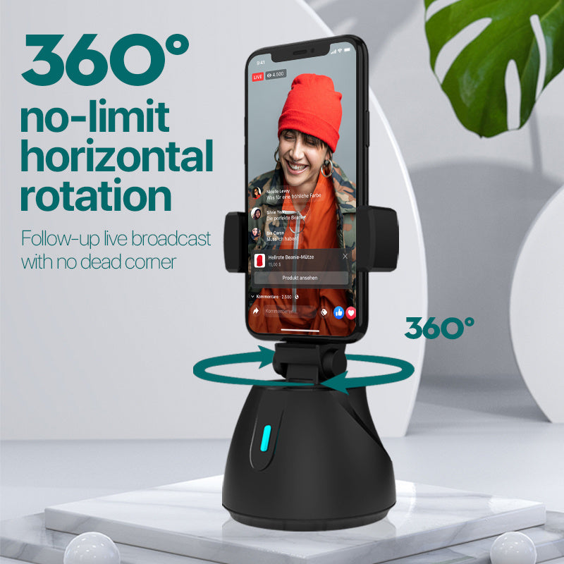 Smart 360° Face Recognition Phone Holder