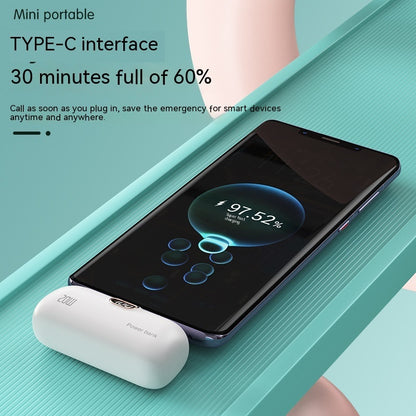 Mini Fast-Charge Wireless Capsule Power Bank