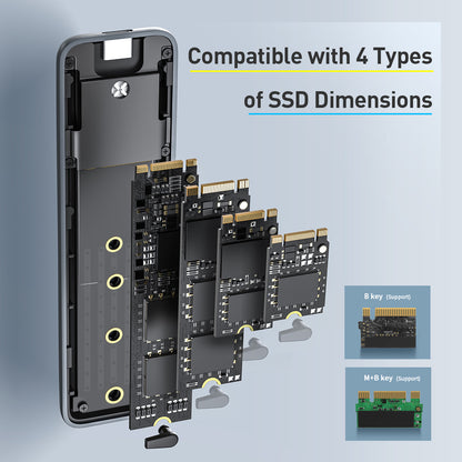 SSD Mobile Solid State Drive Box Quick Disassembly