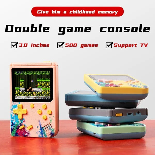 Pocket Handheld Game Console with 500 Classic Games