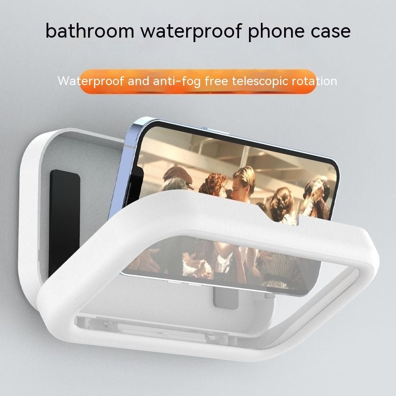 Waterproof Bathroom Rotatable Mobile Phone Box