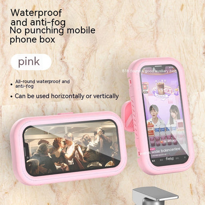 Waterproof Bathroom Rotatable Mobile Phone Box